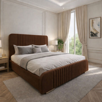 Noble Winged Ottoman Bed