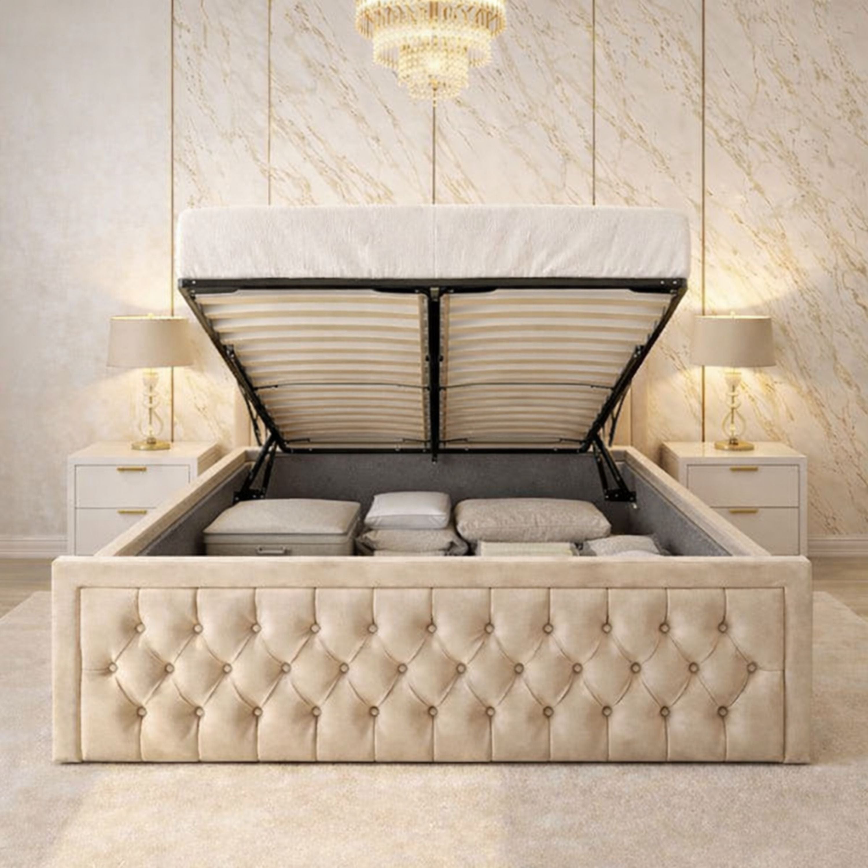 Luxury Haven Ottoman Bed