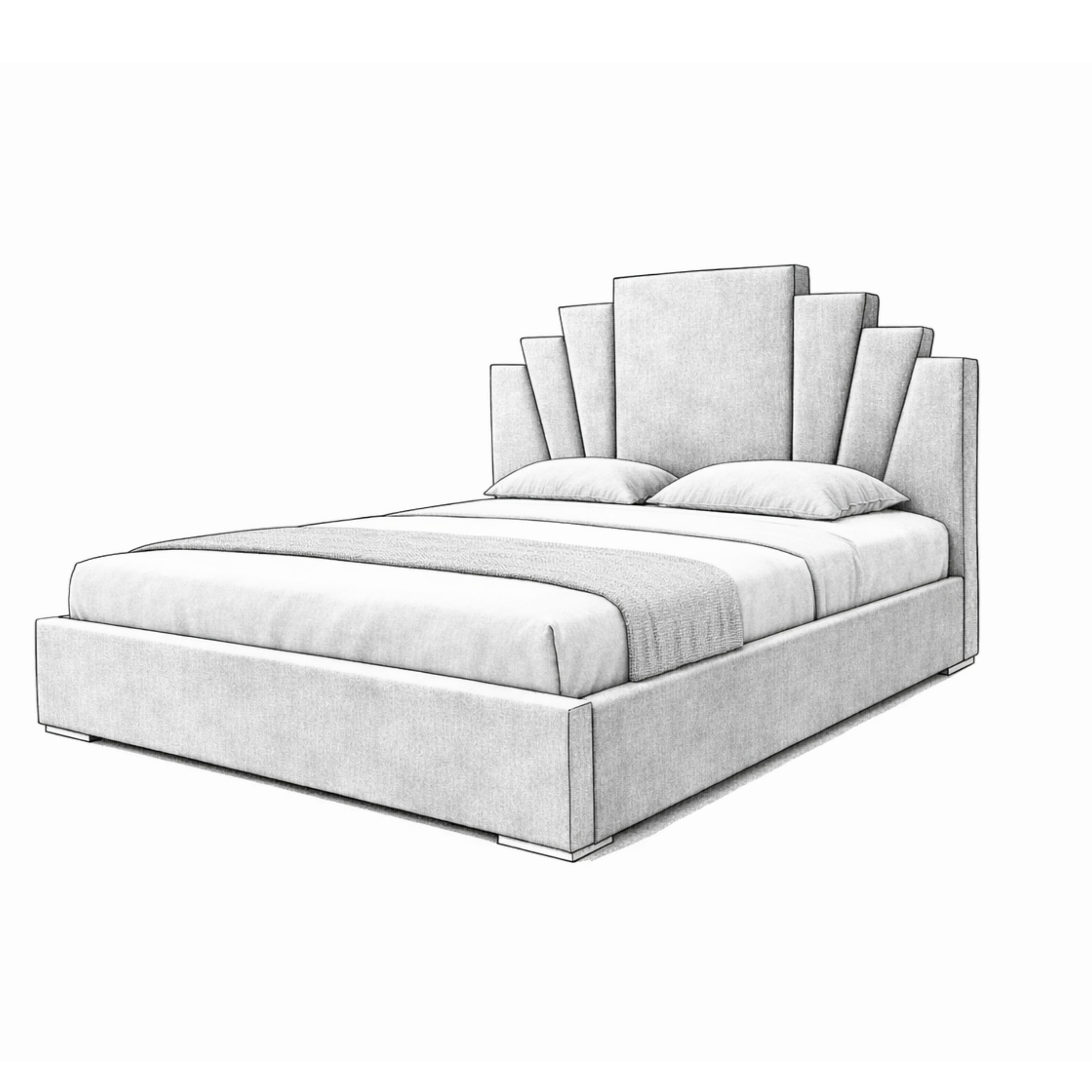 Royal Cloud Ottoman Storage Bed