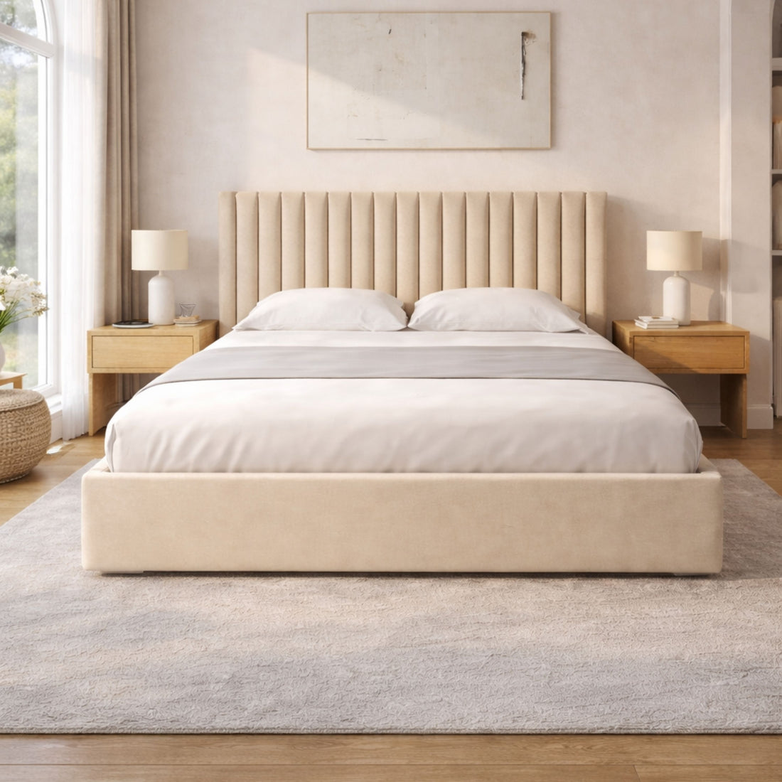 Velvet Royale Ottoman Bed