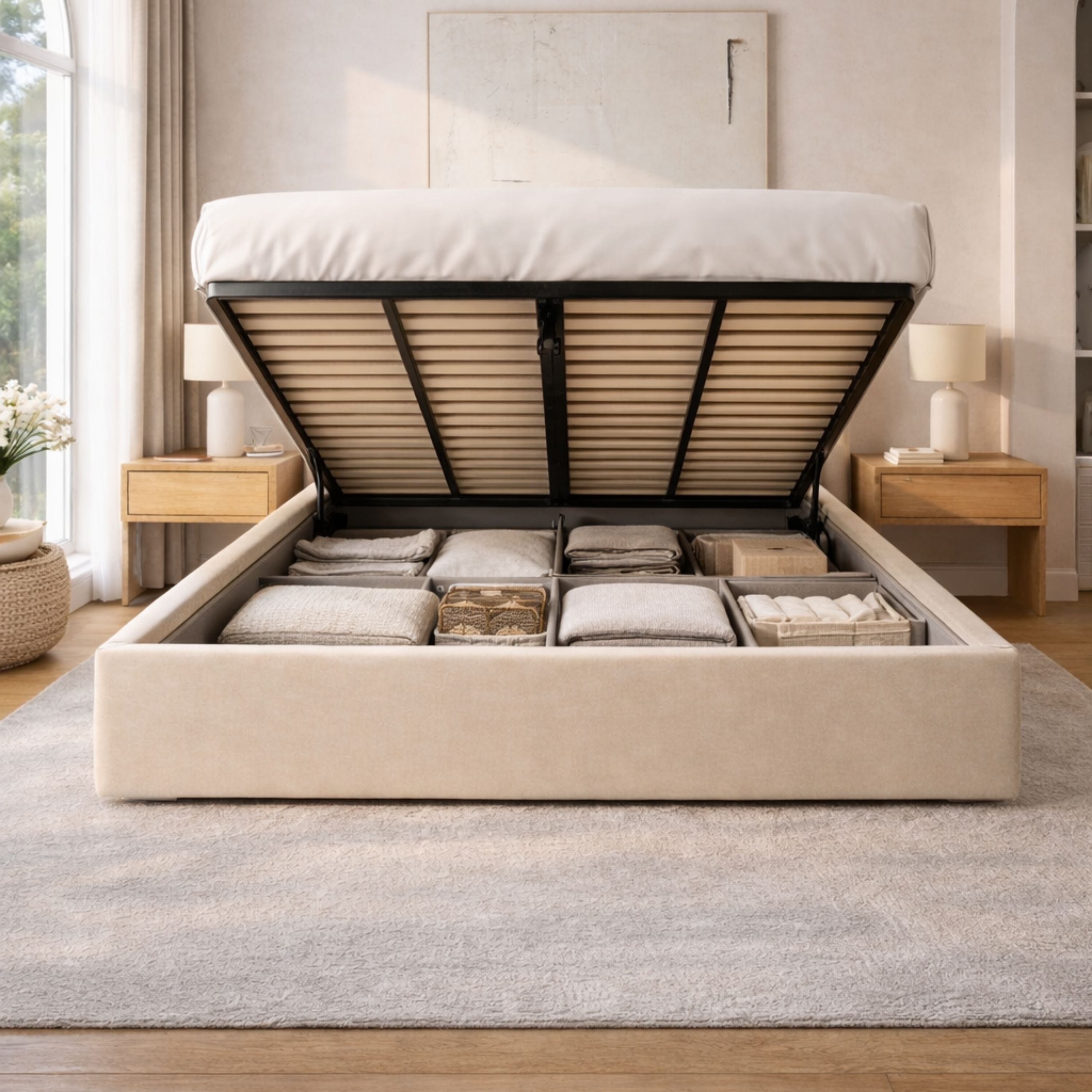 Velvet Royale Ottoman Bed