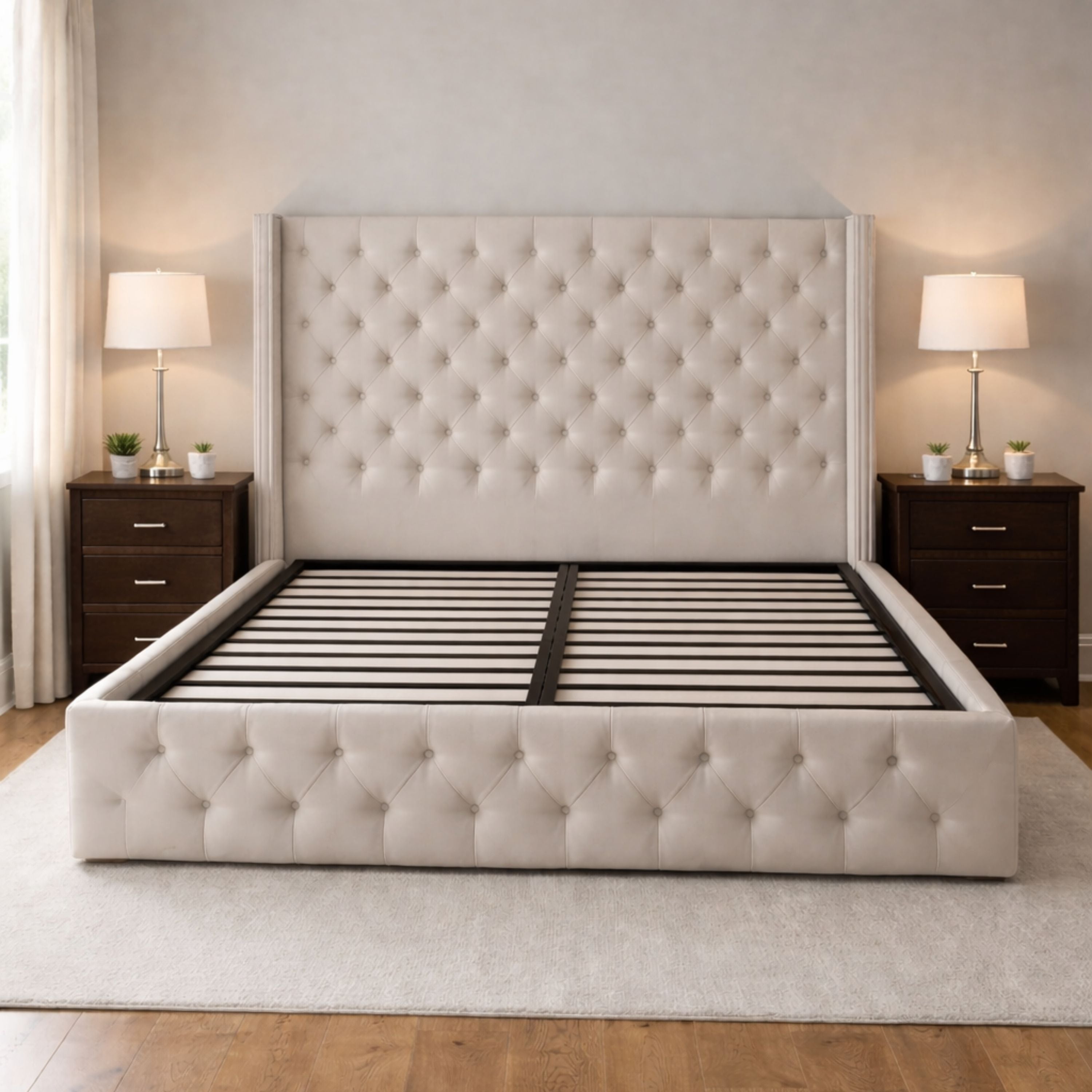 Diamond Luxe Ottoman Bed