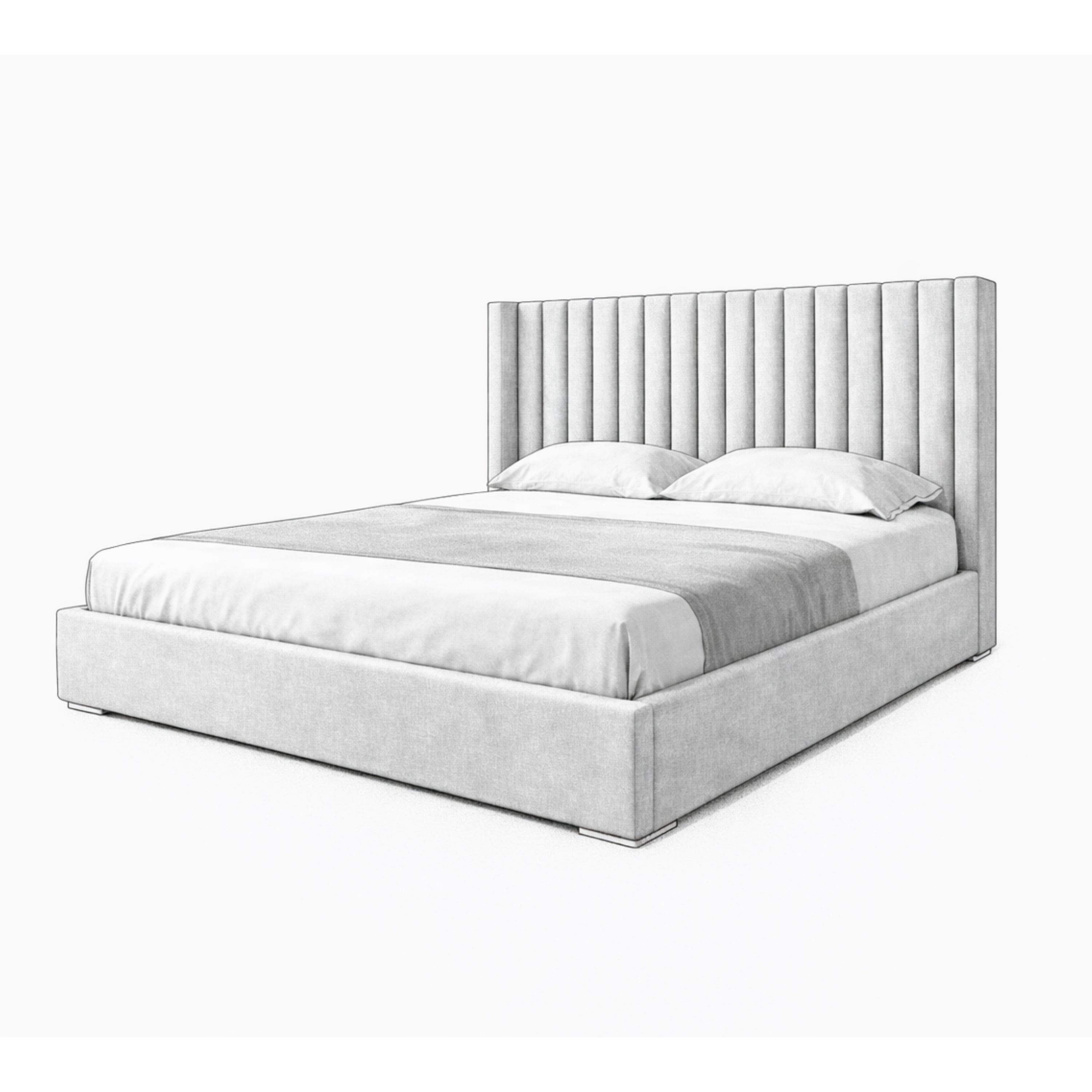 Velvet Royale Ottoman Bed