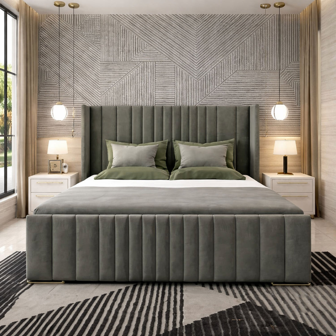 Royal Luxe Ottoman Storage Bed