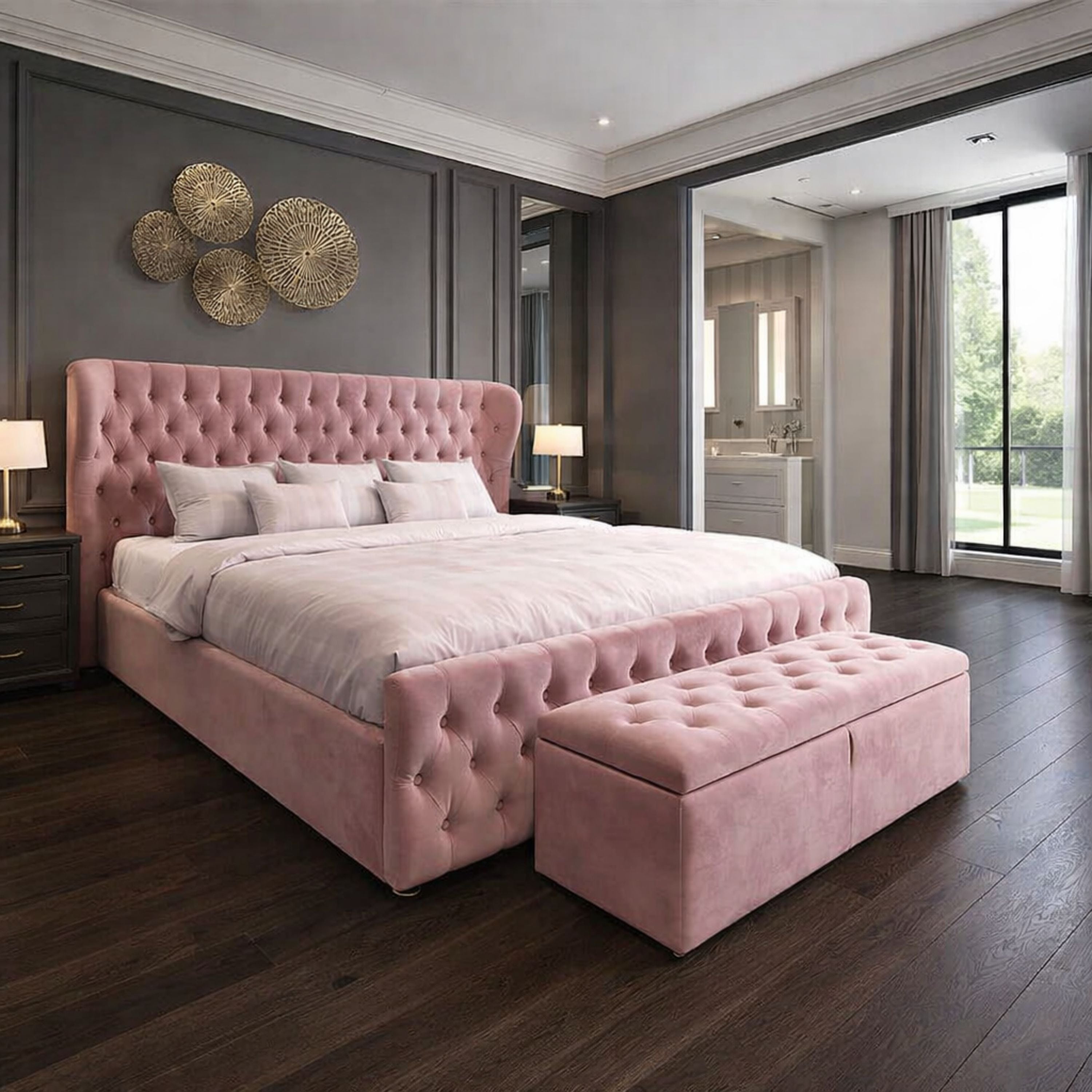 Imperial Diamond Ottoman Storage Bed