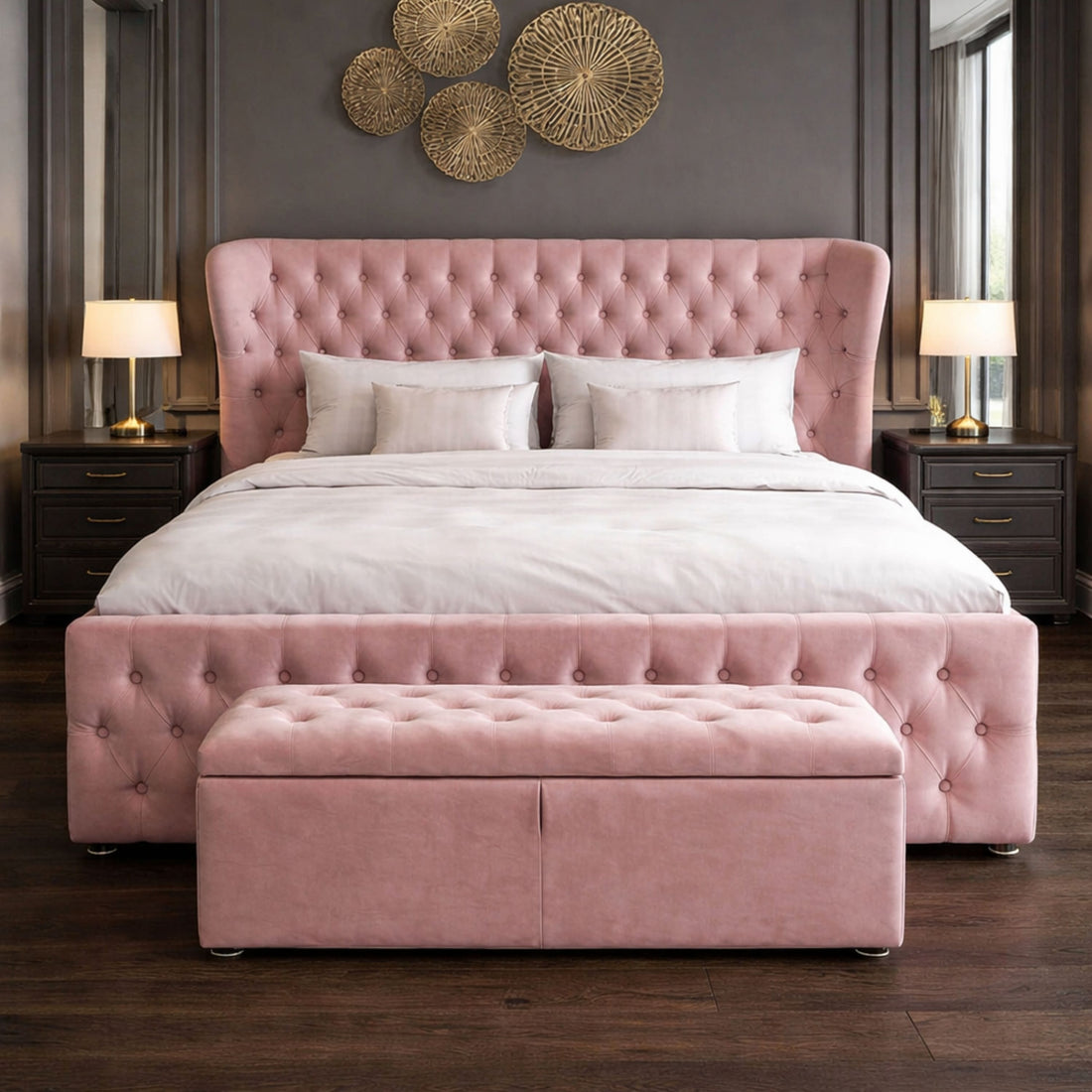 Imperial Diamond Ottoman Storage Bed