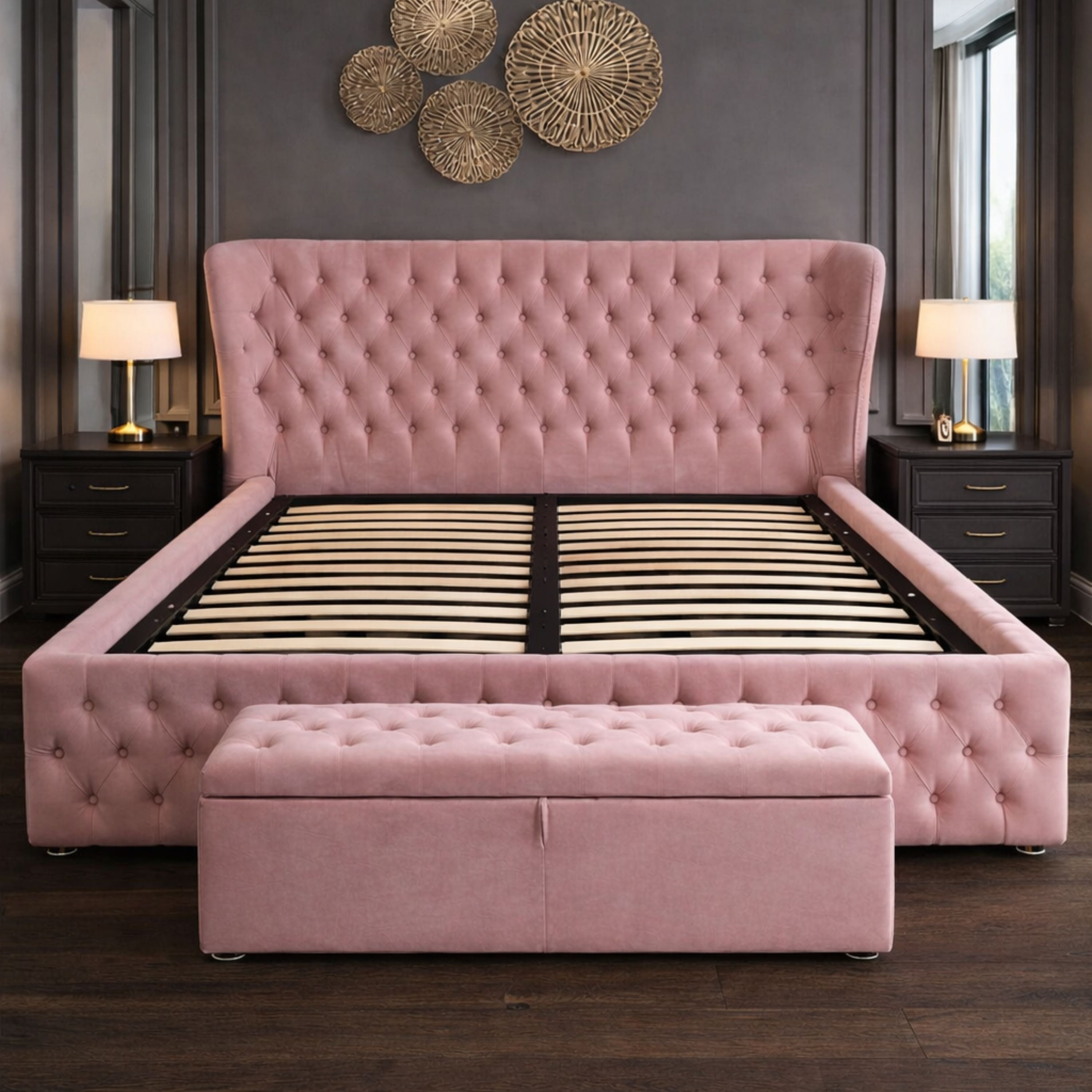 Imperial Diamond Ottoman Storage Bed