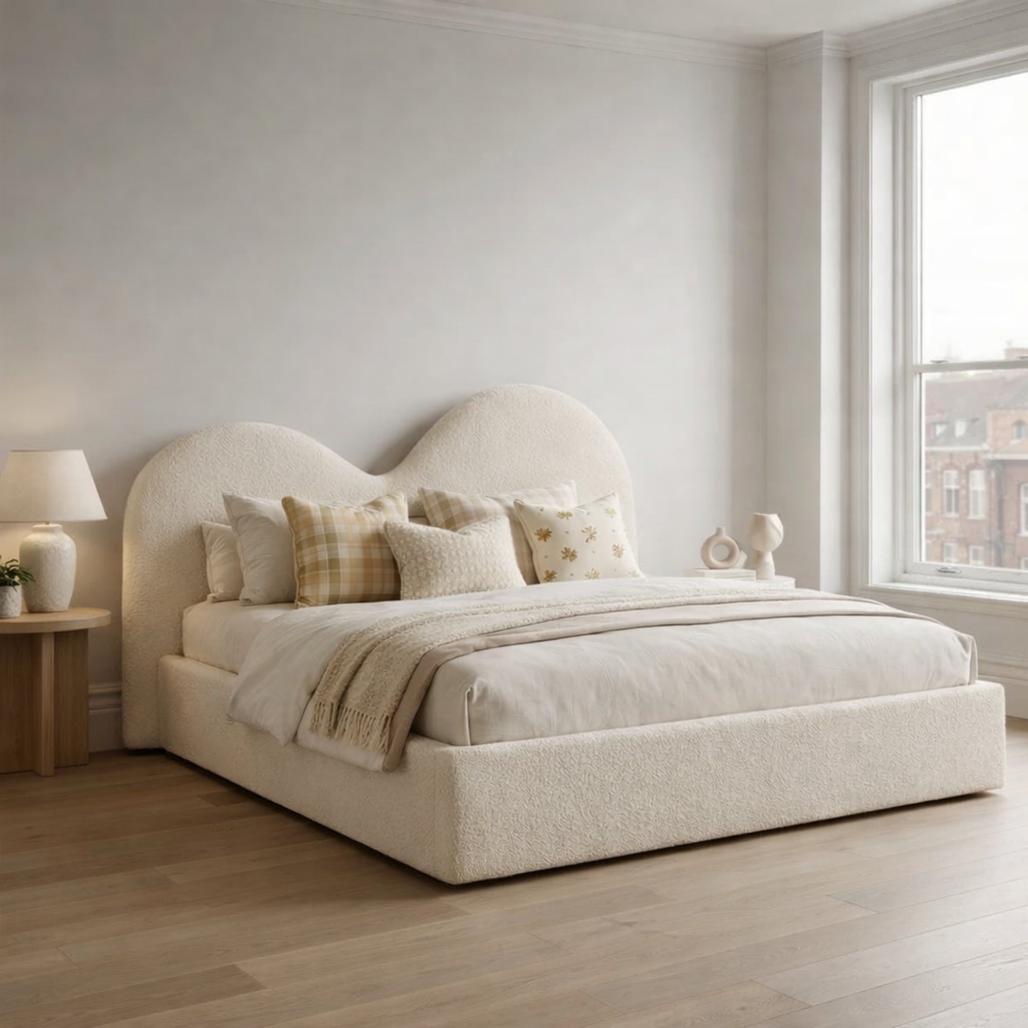Aria Teddy Bouclé Bed Frame
