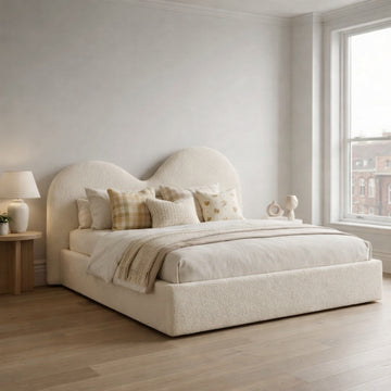 Aria Teddy Bouclé Bed Frame