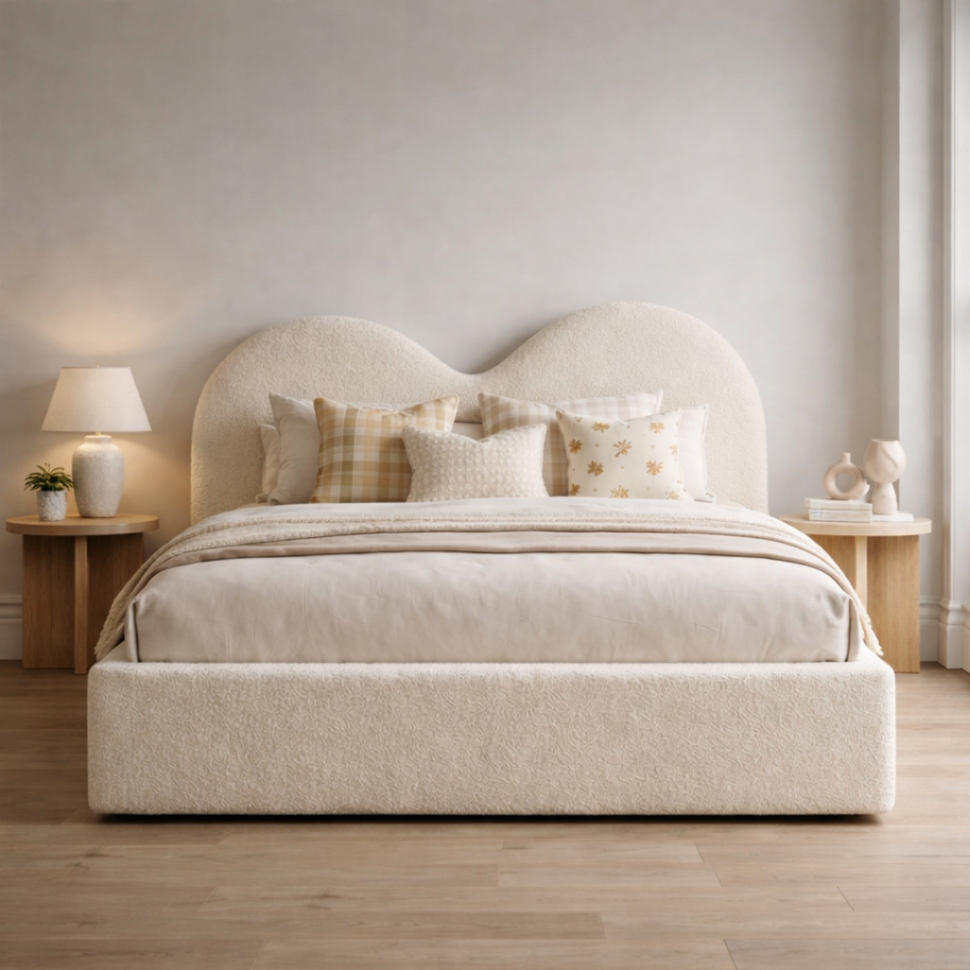 Aria Teddy Bouclé Bed Frame