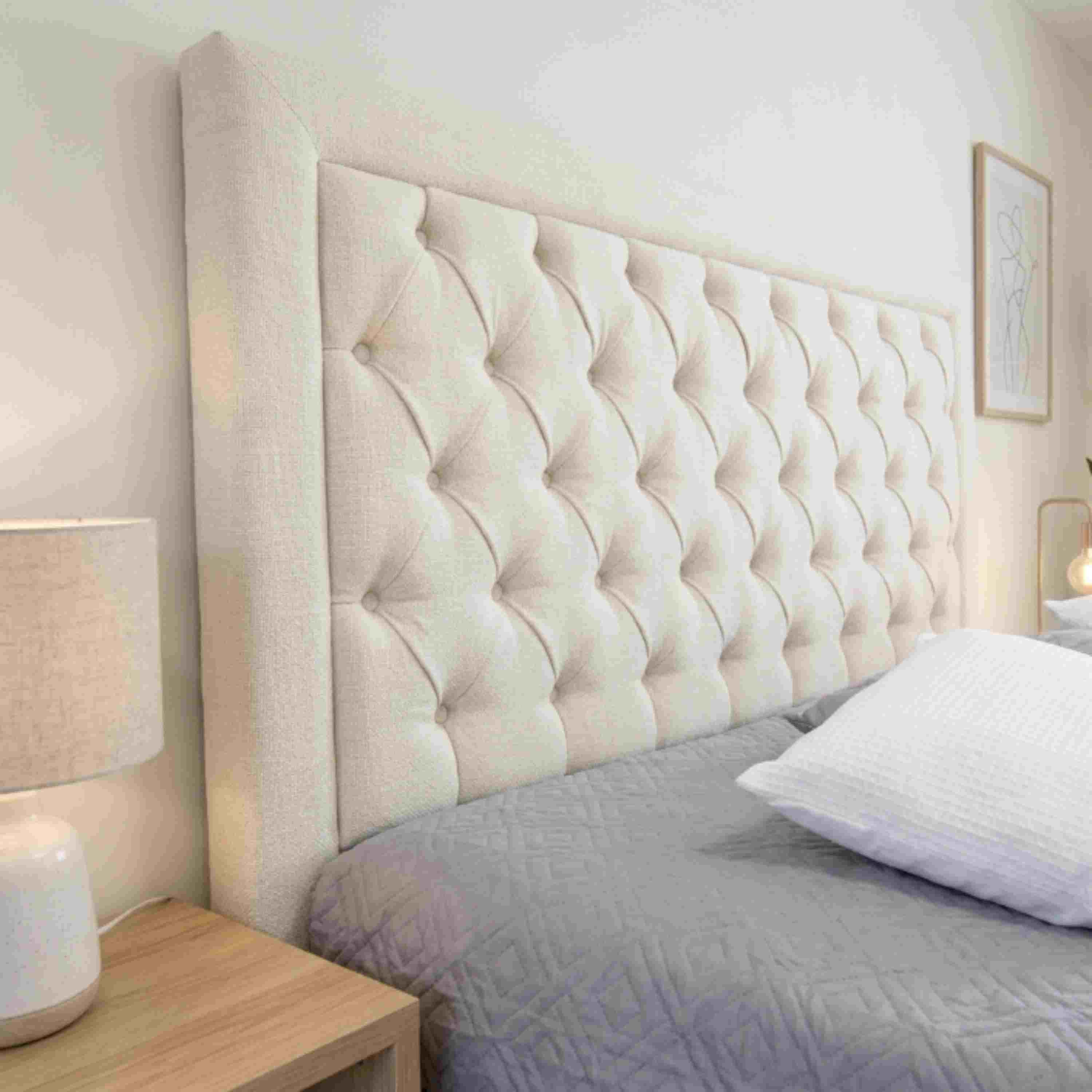 Chesterfield TV Bed Plush Velvet Storage Bed Frame