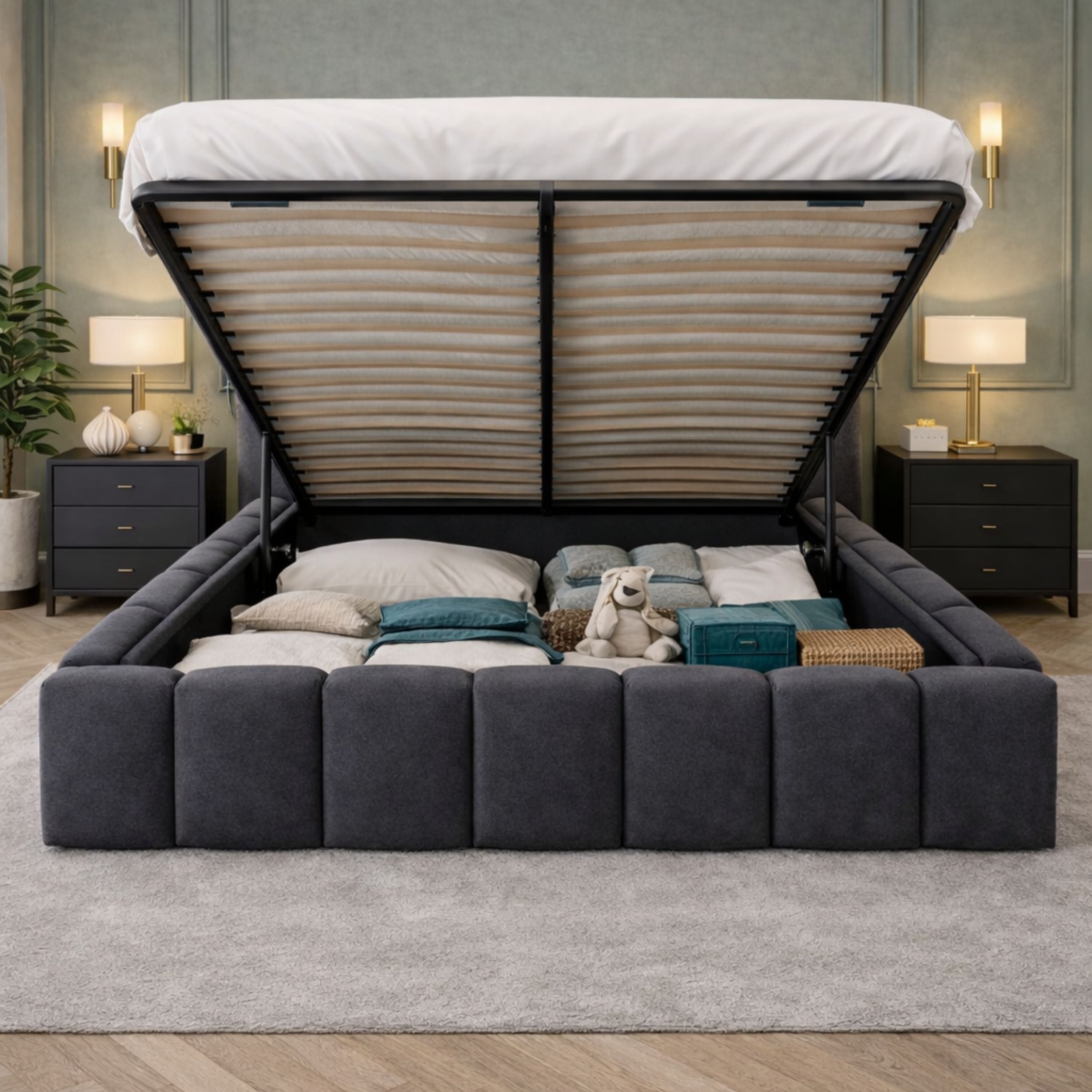 Regal Comfort Ottoman Storage Bed