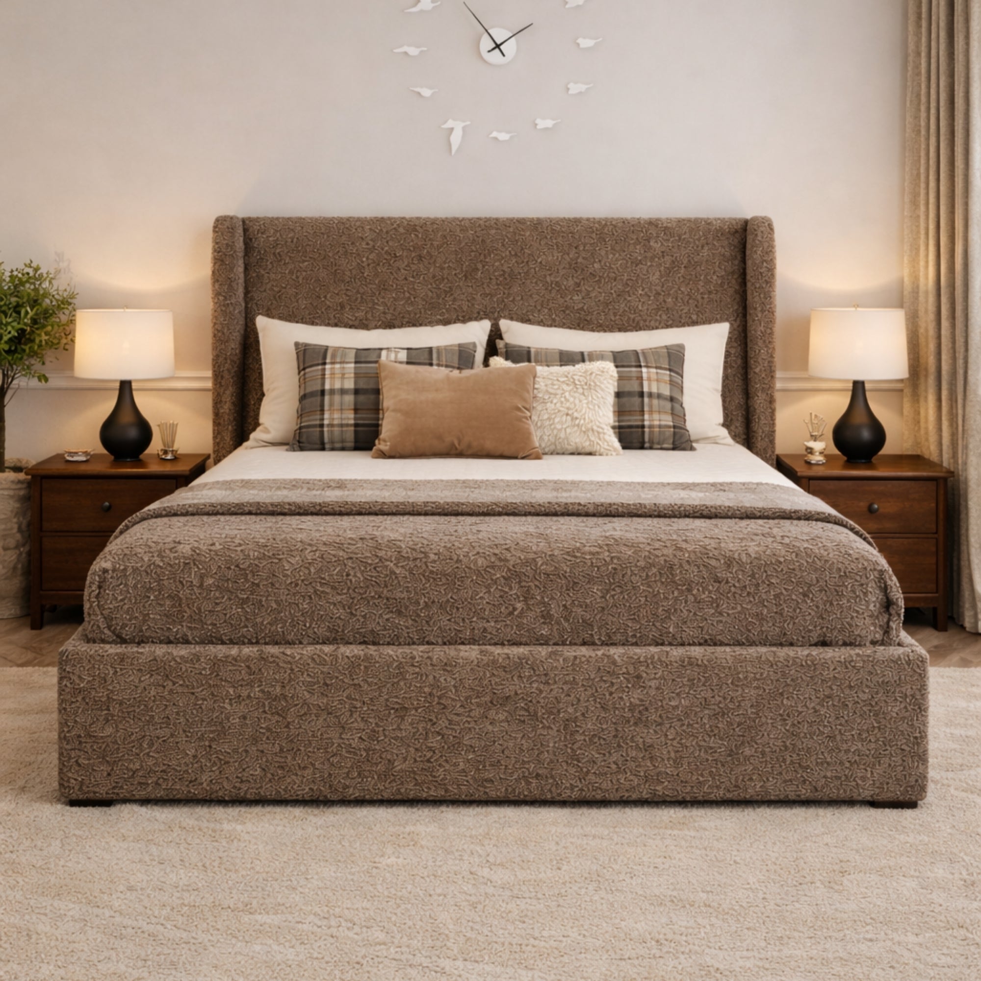 Aurora Teddy Bouclé Ottoman Bed