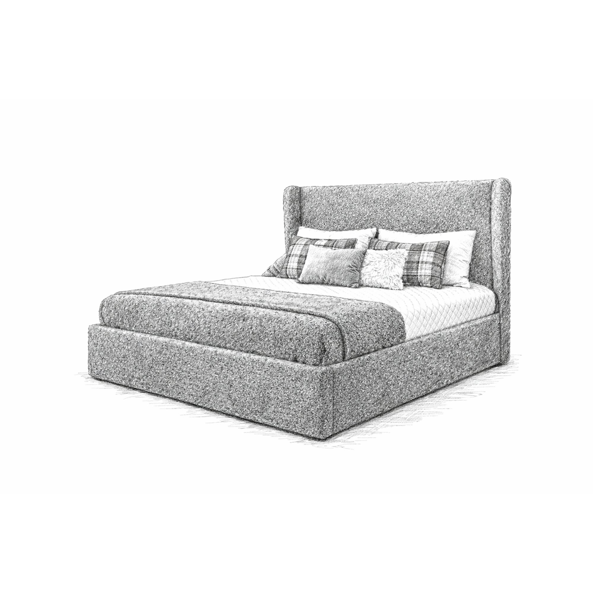Aurora Teddy Bouclé Ottoman Bed