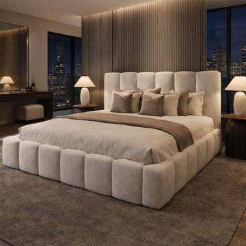 Verona Upholstered Ottoman Bed