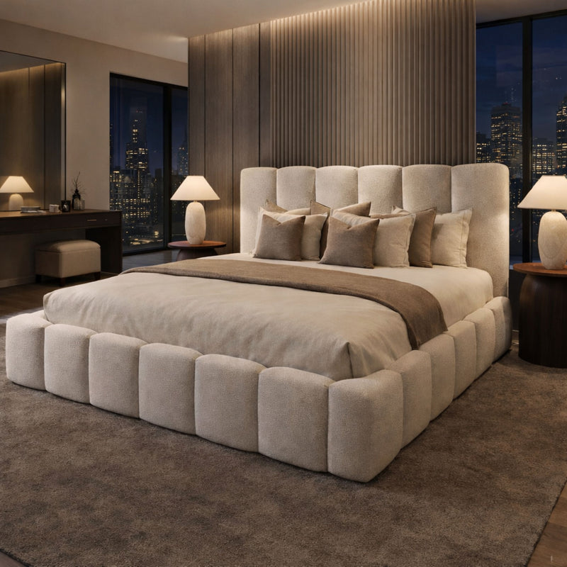 Verona Upholstered Ottoman Bed