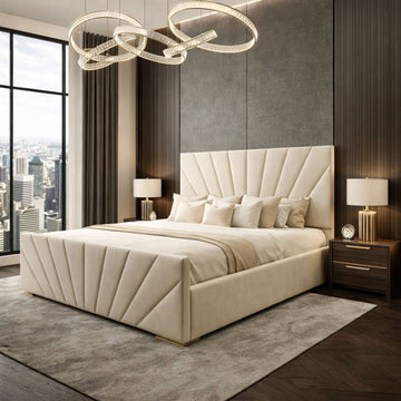 Majesty Wingback Ottoman Bed