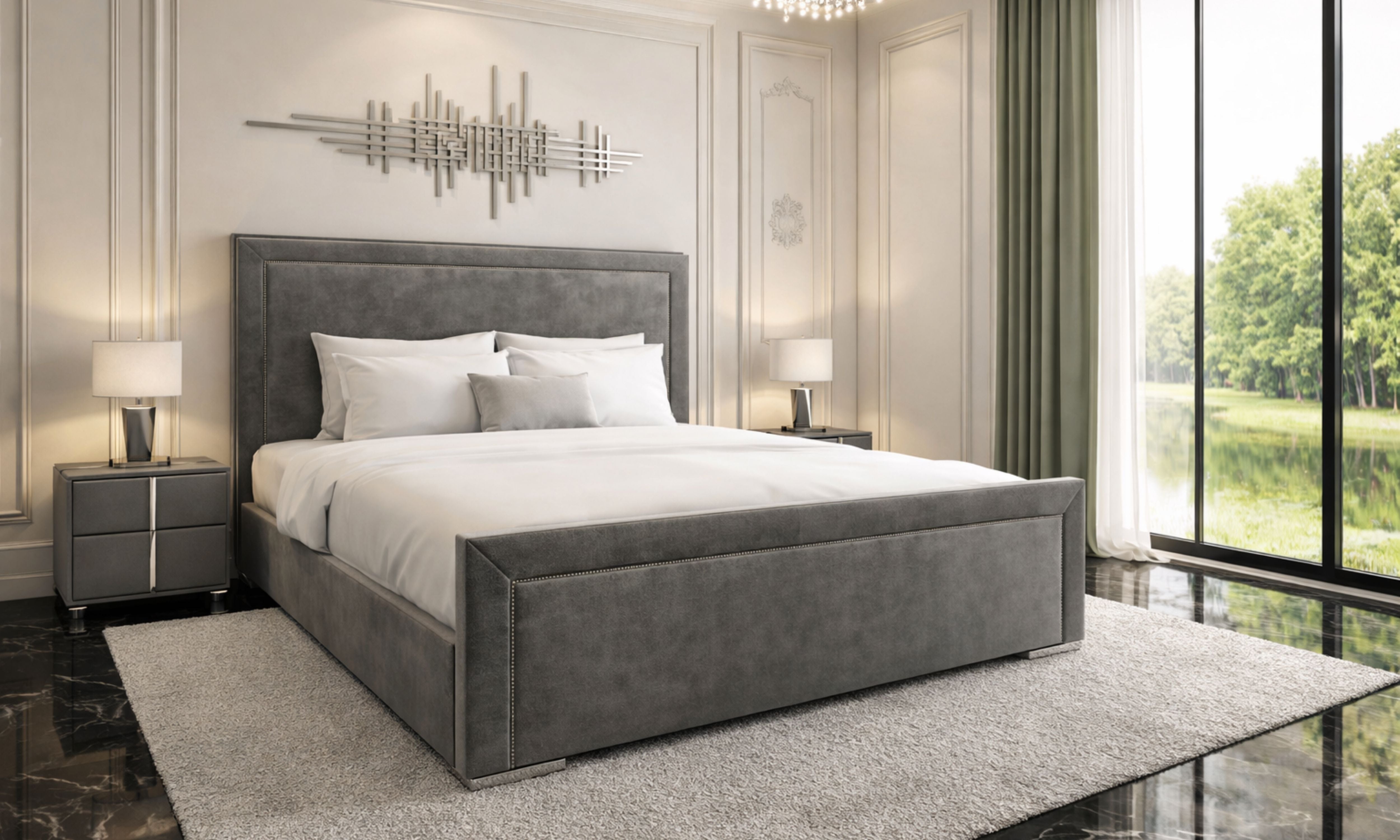 Platinum Dream Ottoman Bed