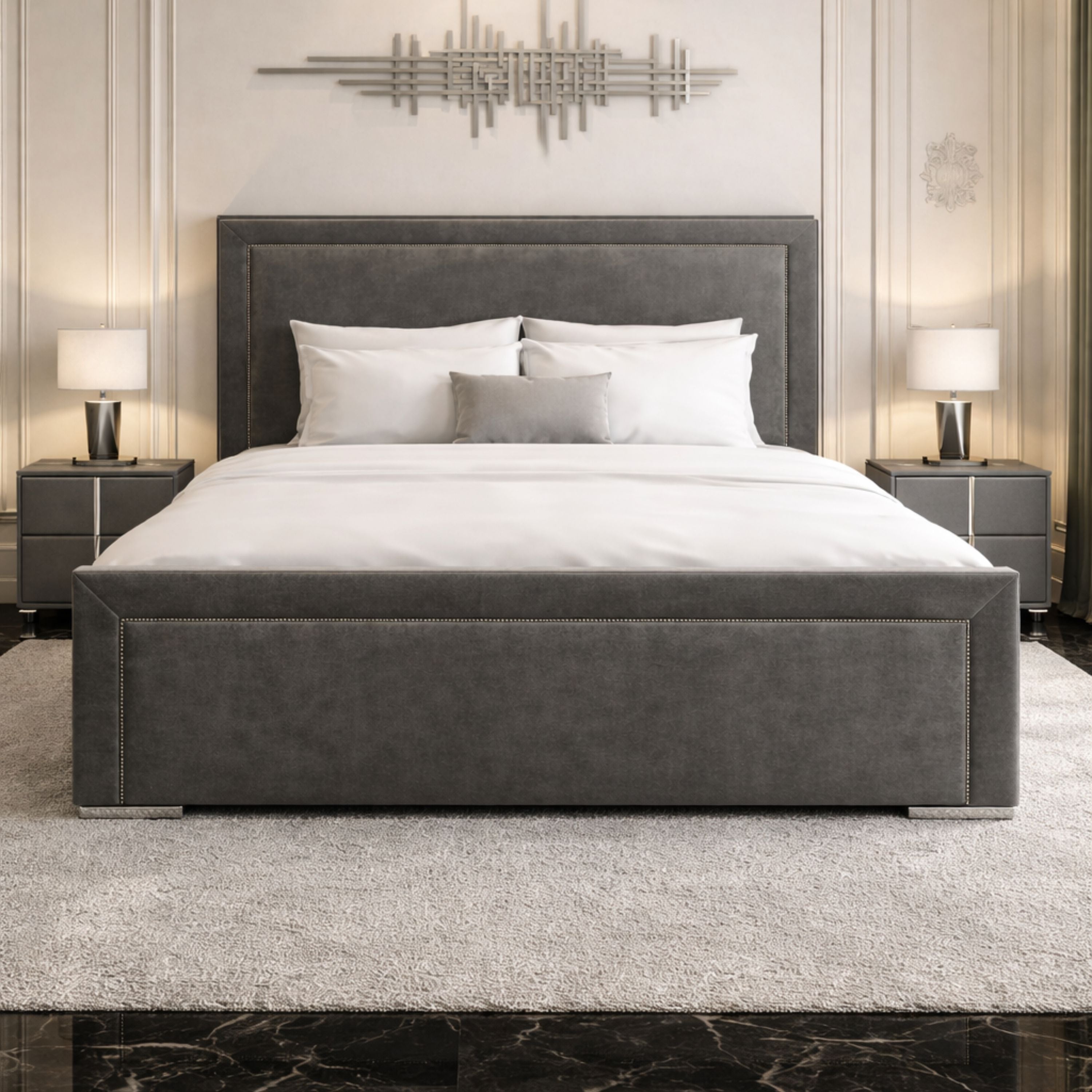 Platinum Dream Ottoman Bed