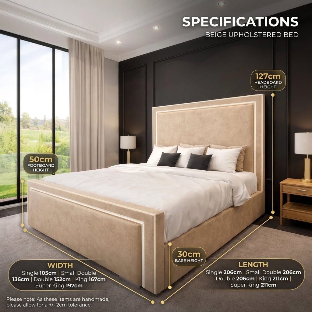 Signature Sleep Ottoman Bed — tall headboard UK ottoman bed built for better rest