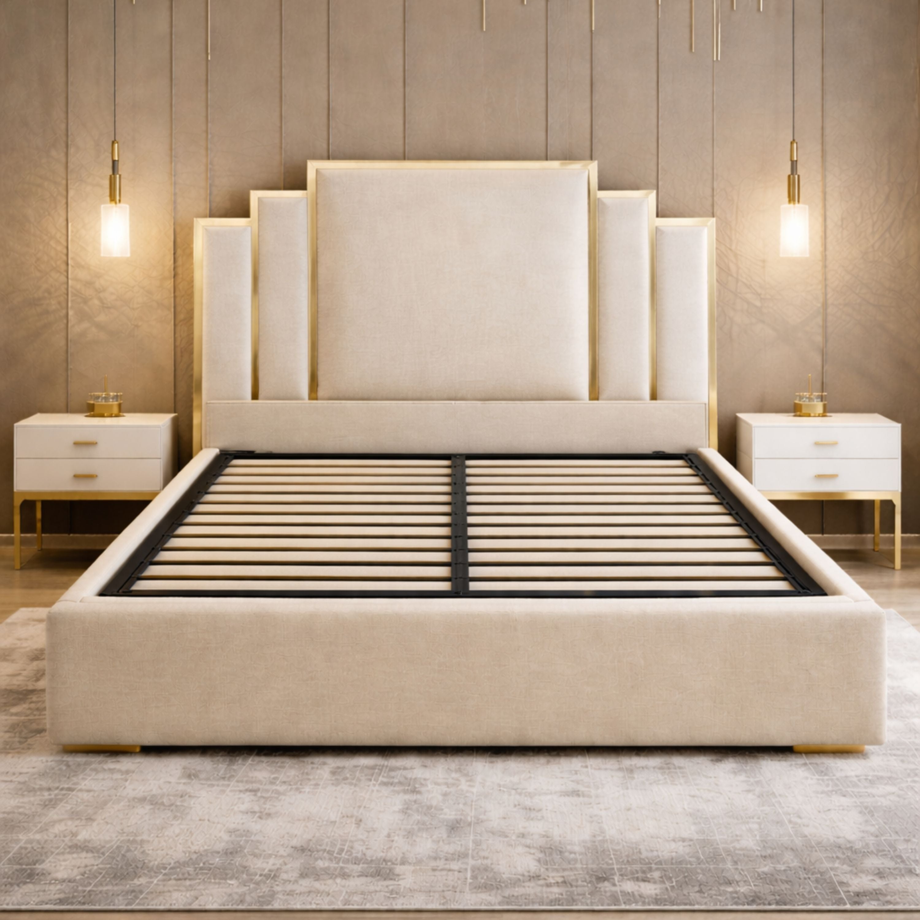Nova Modern Ottoman Storage Bed