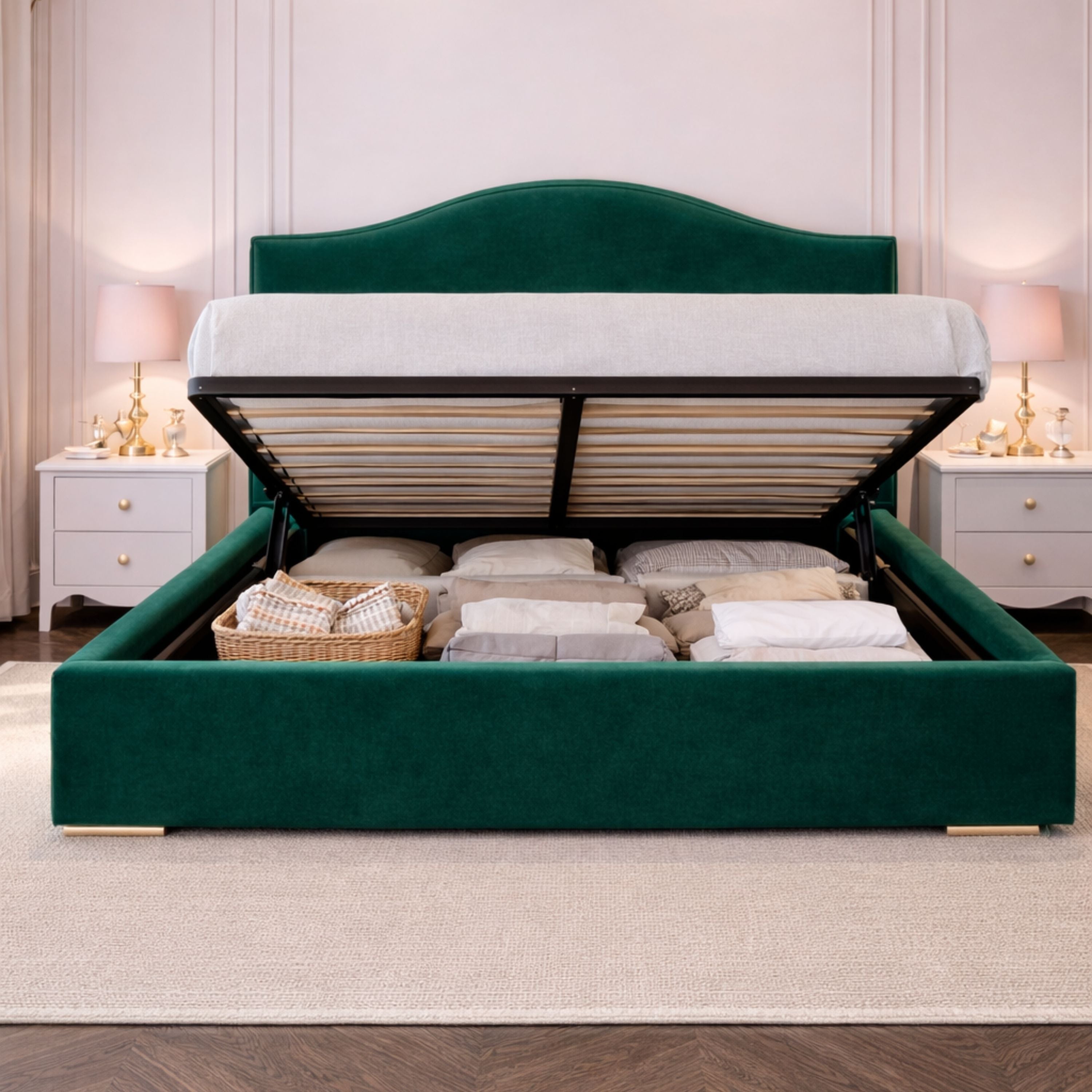 Ascot Deluxe Ottoman Bed