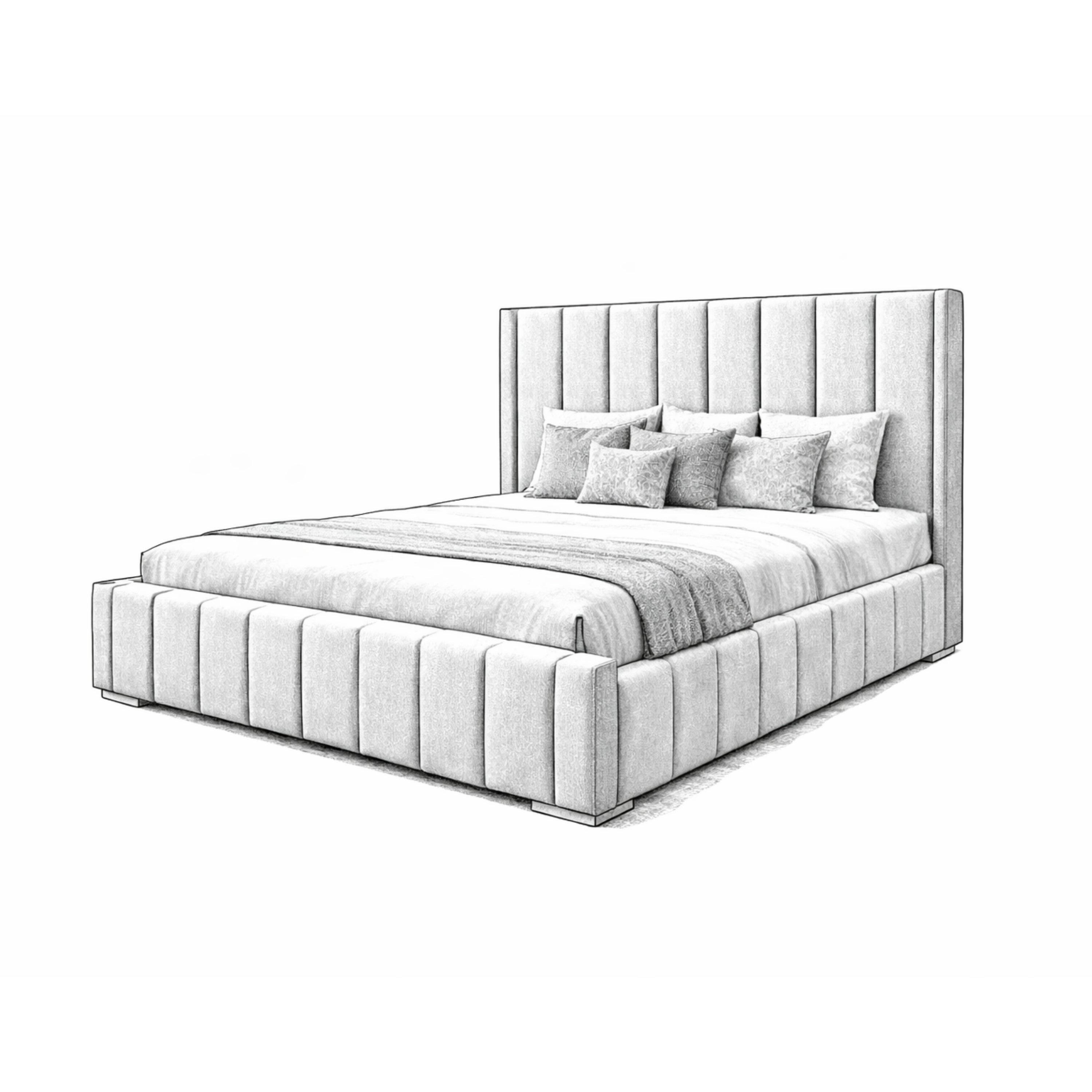 Opulence Deep Button Ottoman Bed