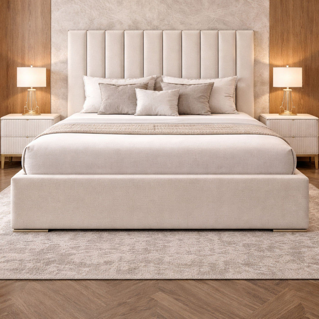 Elegance Plush Ottoman Bed