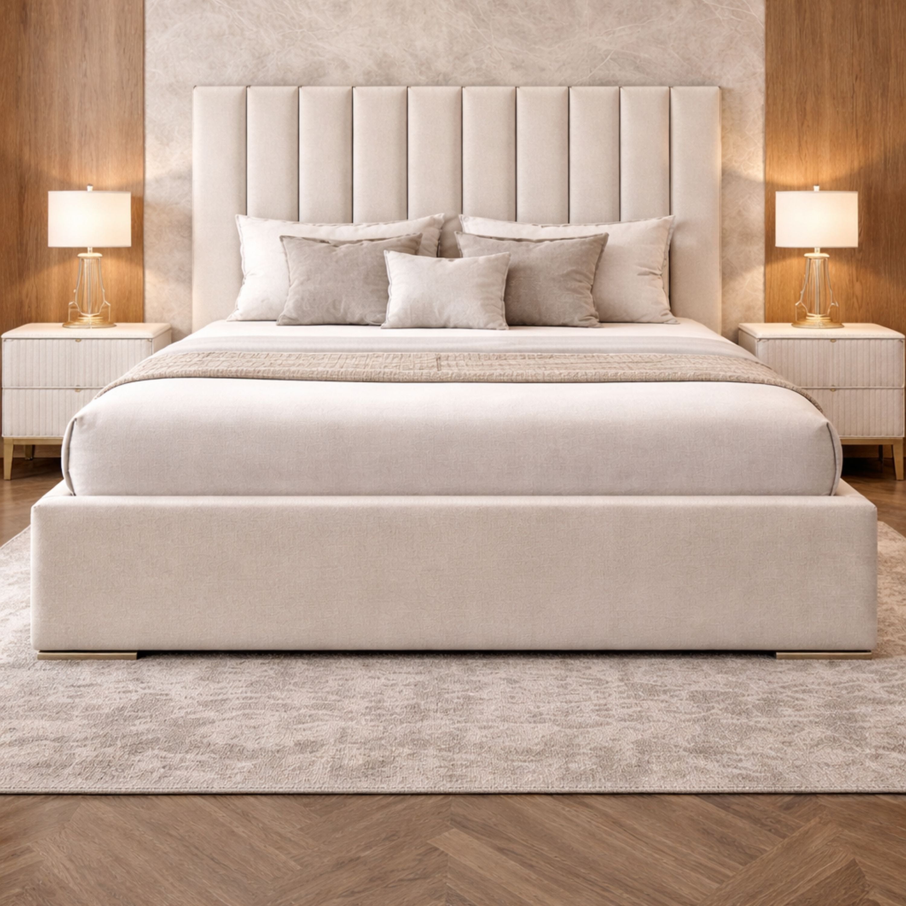 Elegance Plush Ottoman Bed