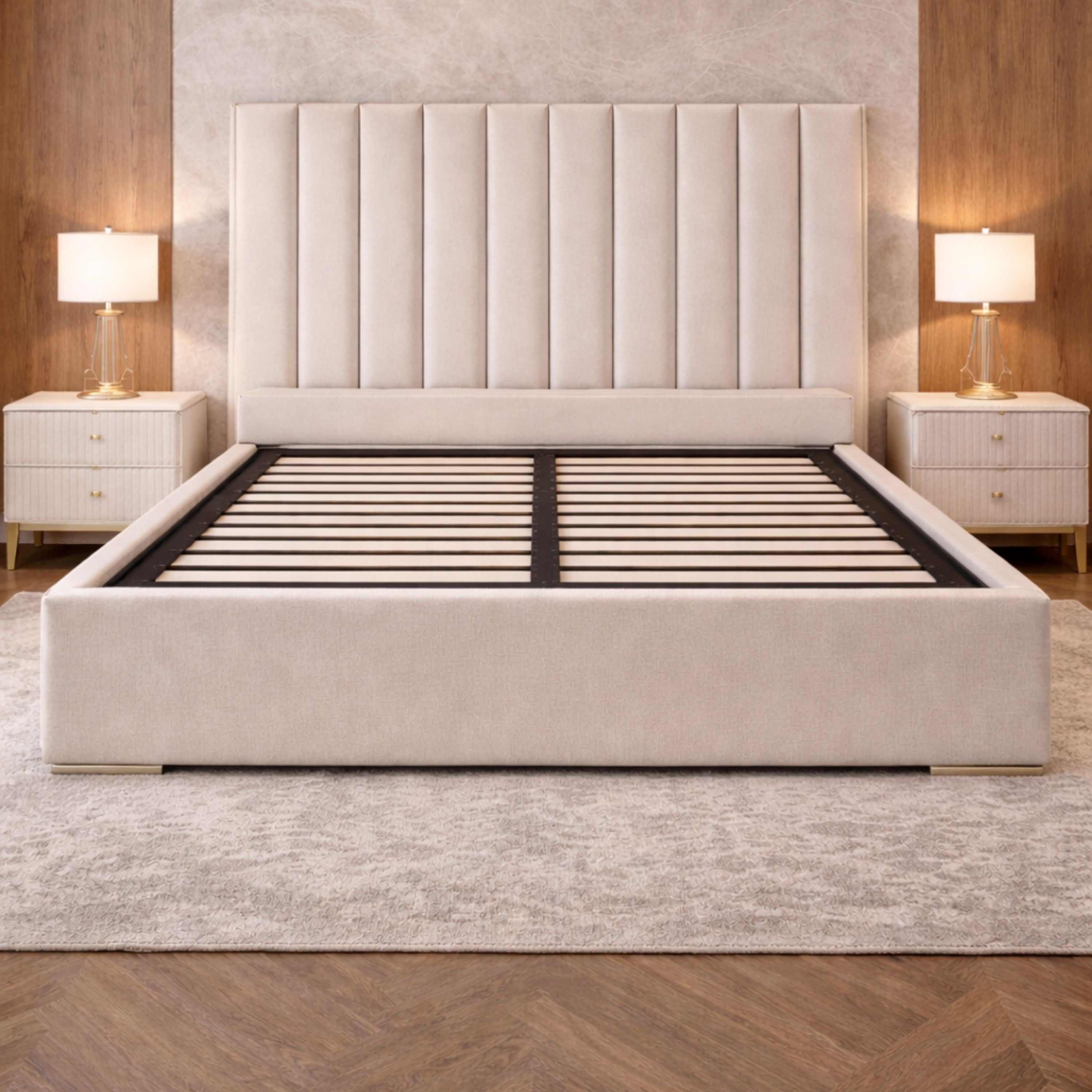 Elegance Plush Ottoman Bed