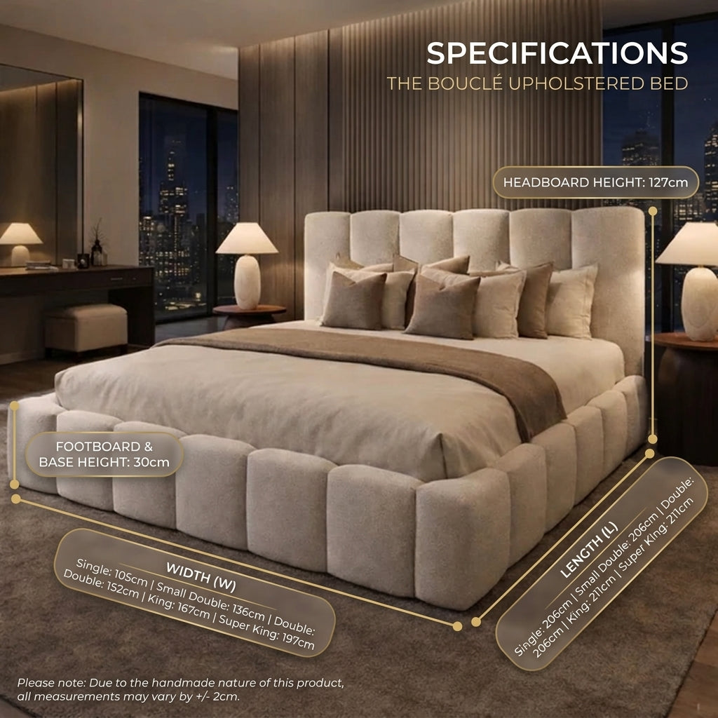 Verona Upholstered Ottoman Bed — minimalist handcrafted UK ottoman bed with storage