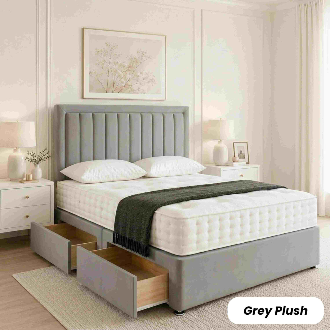 Caruo Contemporary Divan Bed