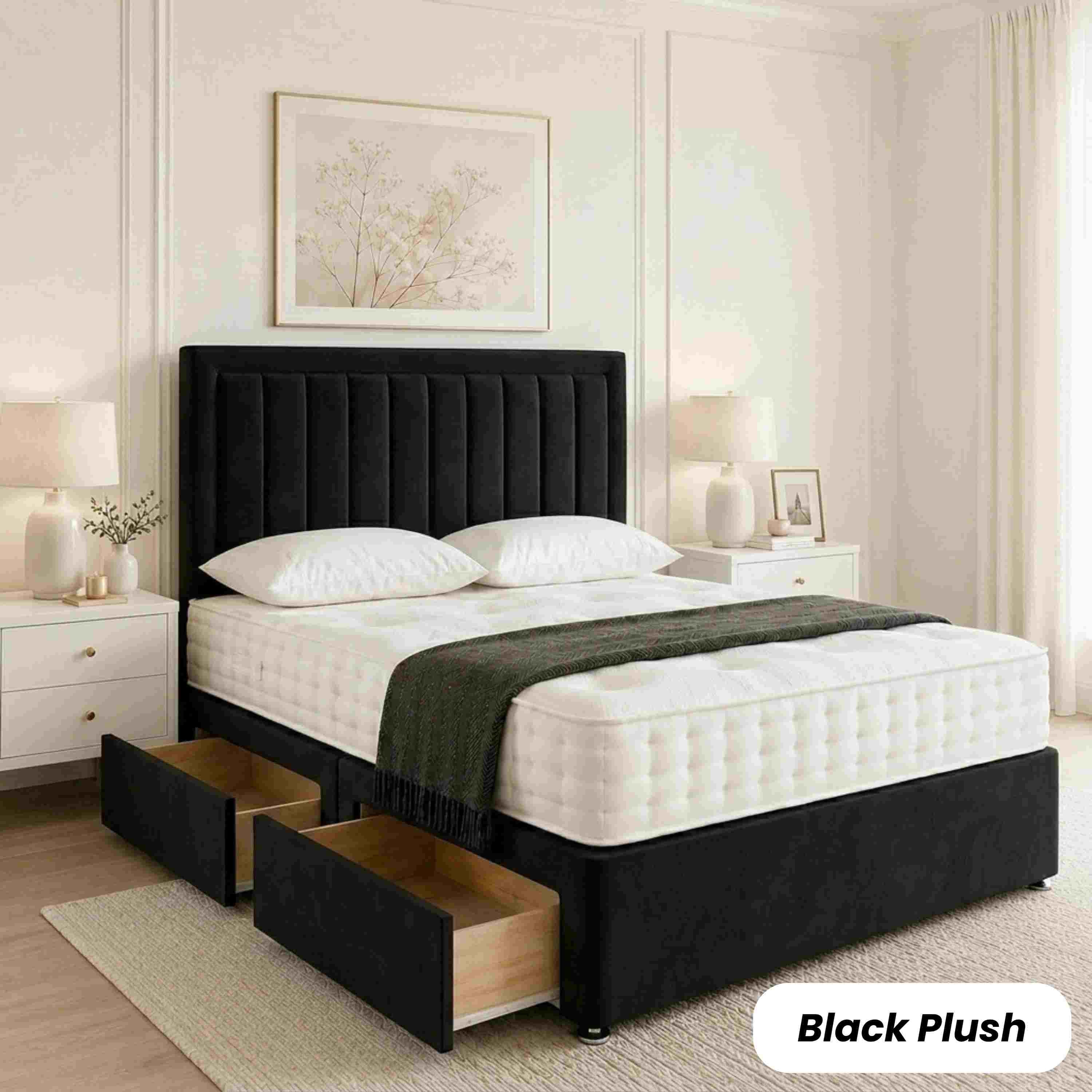 Caruo Contemporary Divan Bed