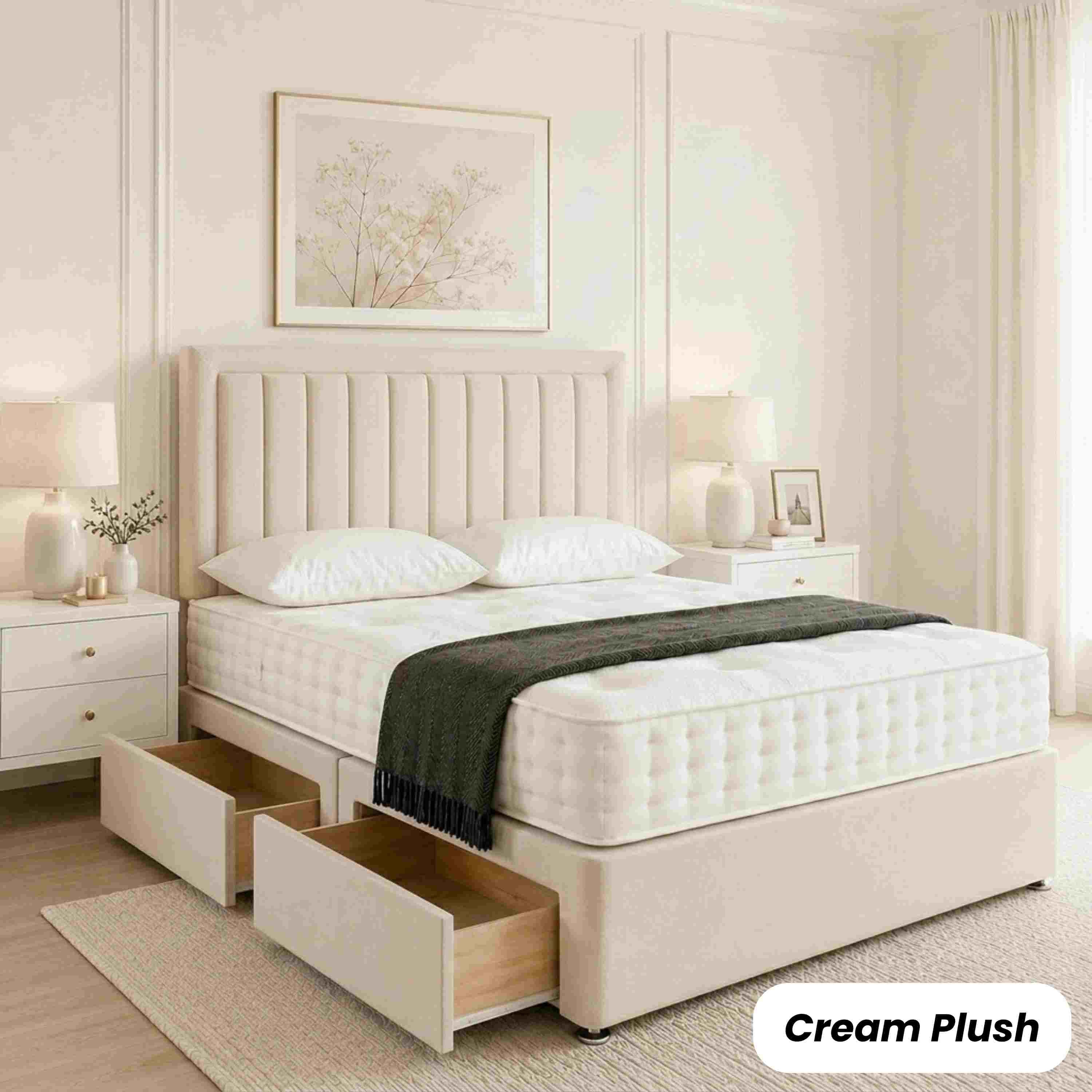 Caruo Contemporary Divan Bed