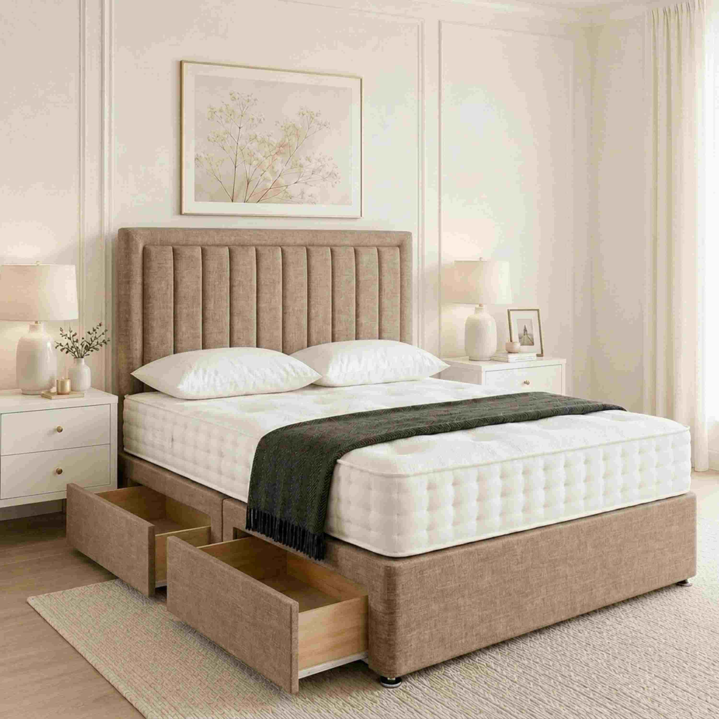 Caruo Contemporary Divan Bed