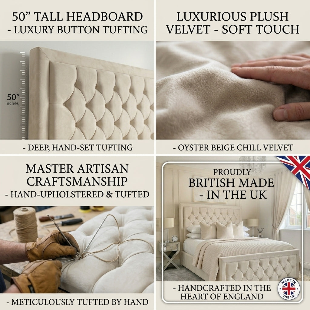 Monzar Chesterfield Bed frame