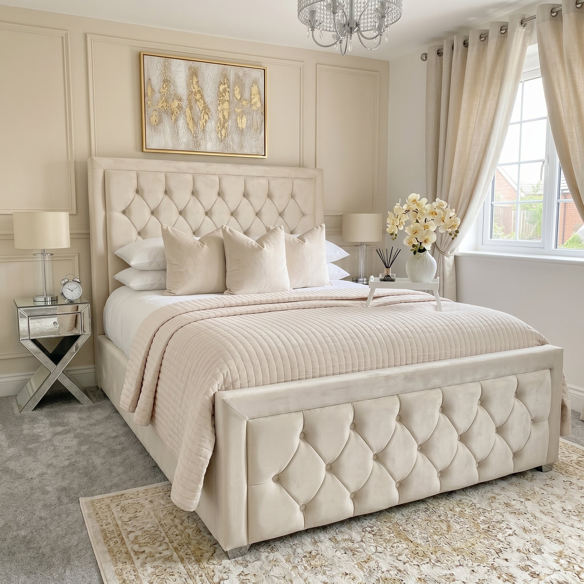Monzar Chesterfield Bed frame