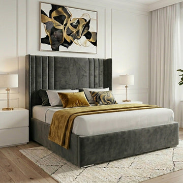 SB WInged Panel Bed Frame